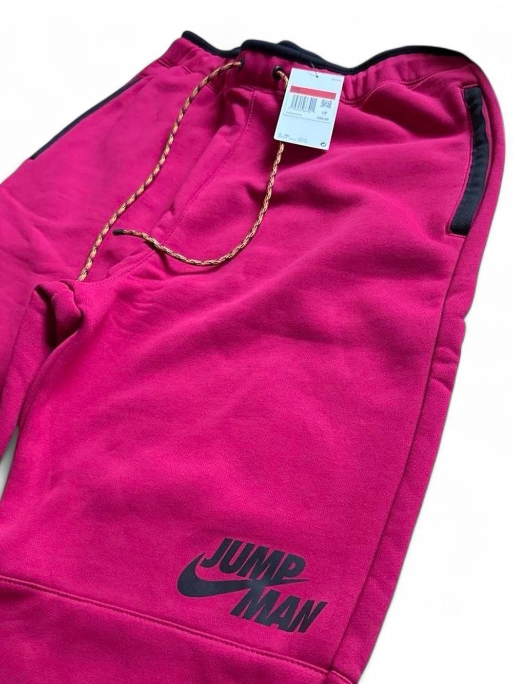Nike Air Jordan Men's Jumpman Fleece Joggers Mystic Hibiscus colorway L NWT